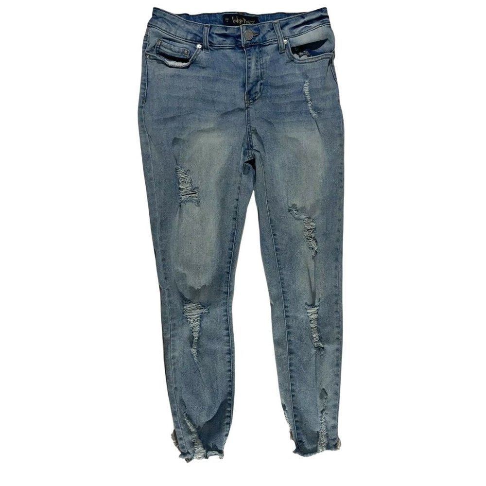 indigo rein blue jeans womens size 9 waste 28.